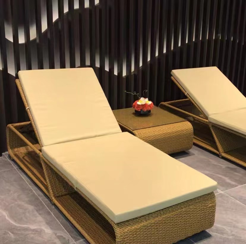 Outdoor Furniture In Bali - Verstellbare Tropische Bali-Möbel Hotel Pool Rattan
