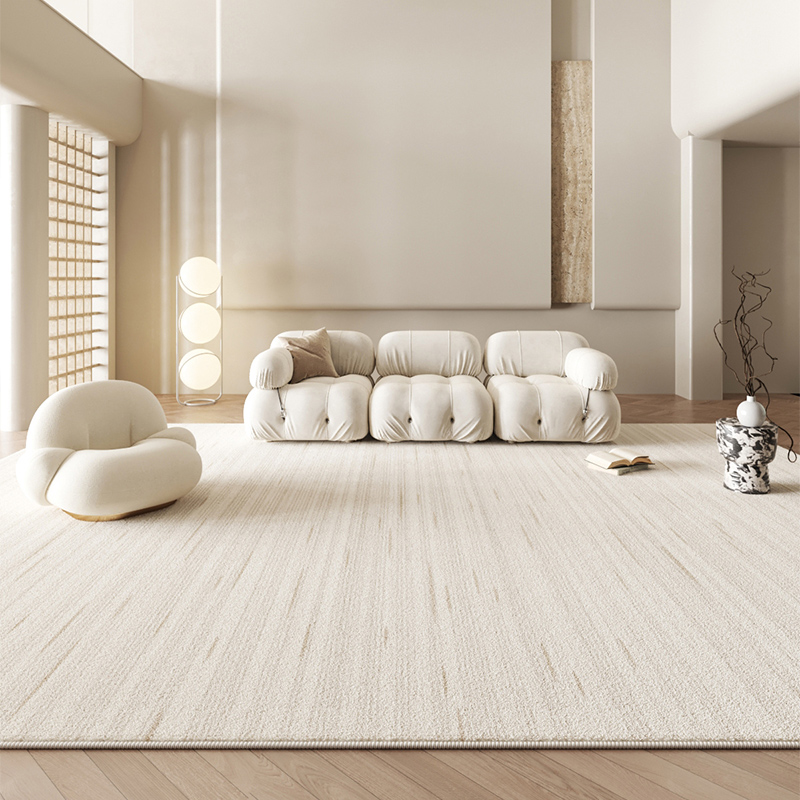 Outdoor Furniture Cafe - Japanische High-End-Creme Stil Wohnzimmer Teppich Sofa