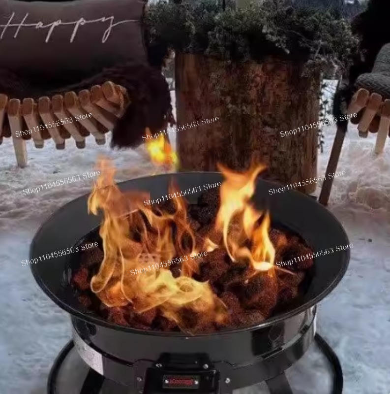 Outdoor Furniture And Fire Pit - Tragbare Propan-Feuerstelle 58.000 BTU Outdoor-Gasfeuerschale mit