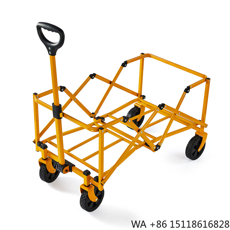 Outdoor Furniture Heavy - Zusammenklappbarer Faltwagen, Strandwagen mit Großer Kapazität,