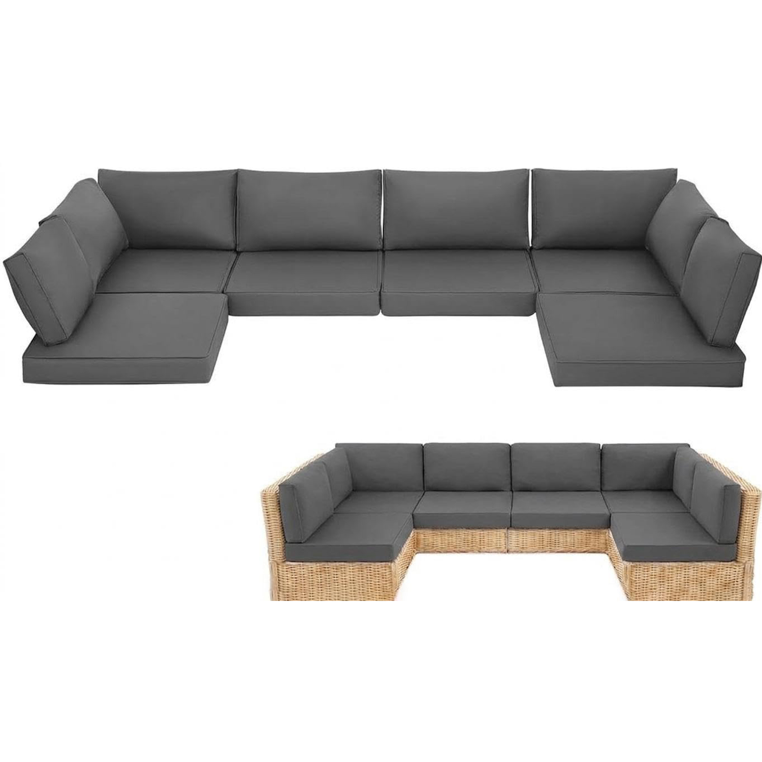 14-teiliges Outdoor-Ersatzkiss – Outdoor Furniture Replacement Fabric Bewertung und Preis