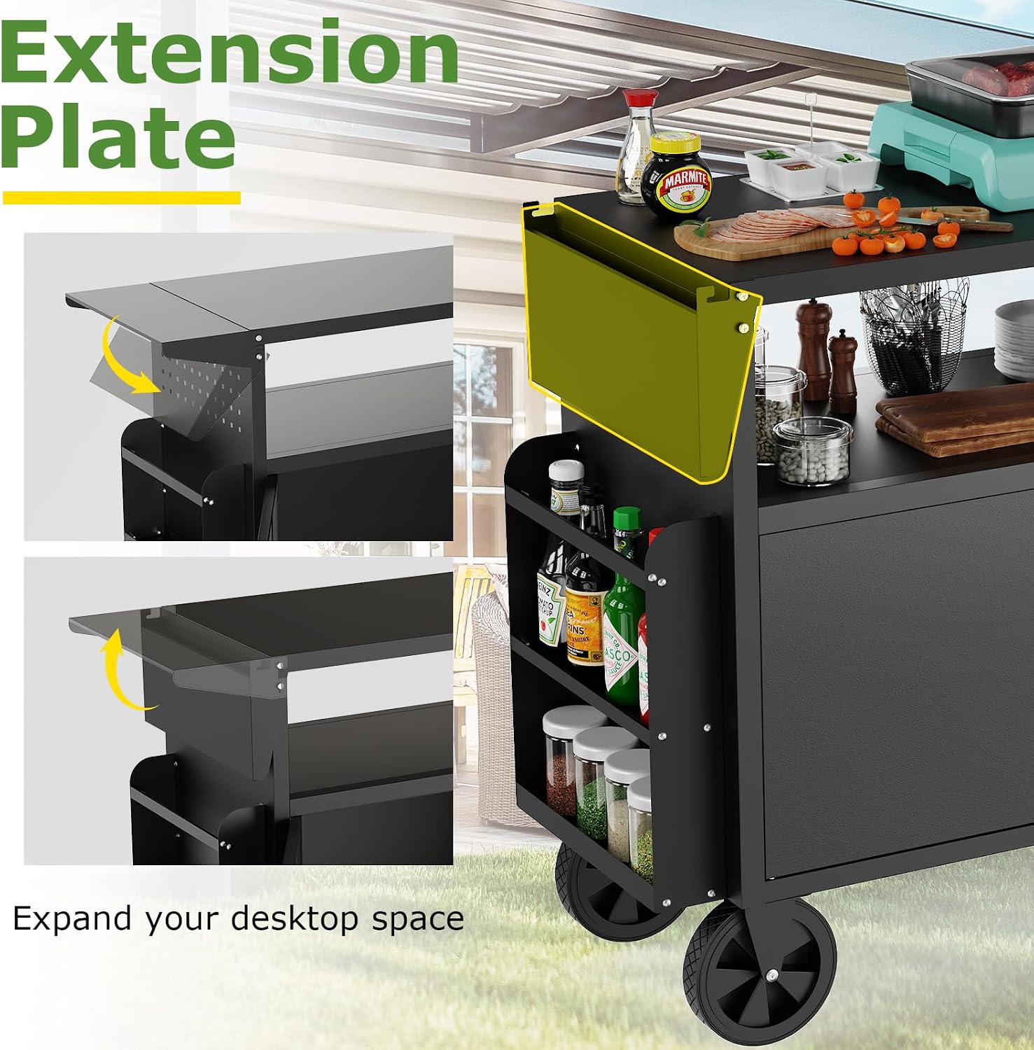 Outdoor-Grillwagen mit Staurau – Outdoor Furniture Heavy Bewertung und Preis