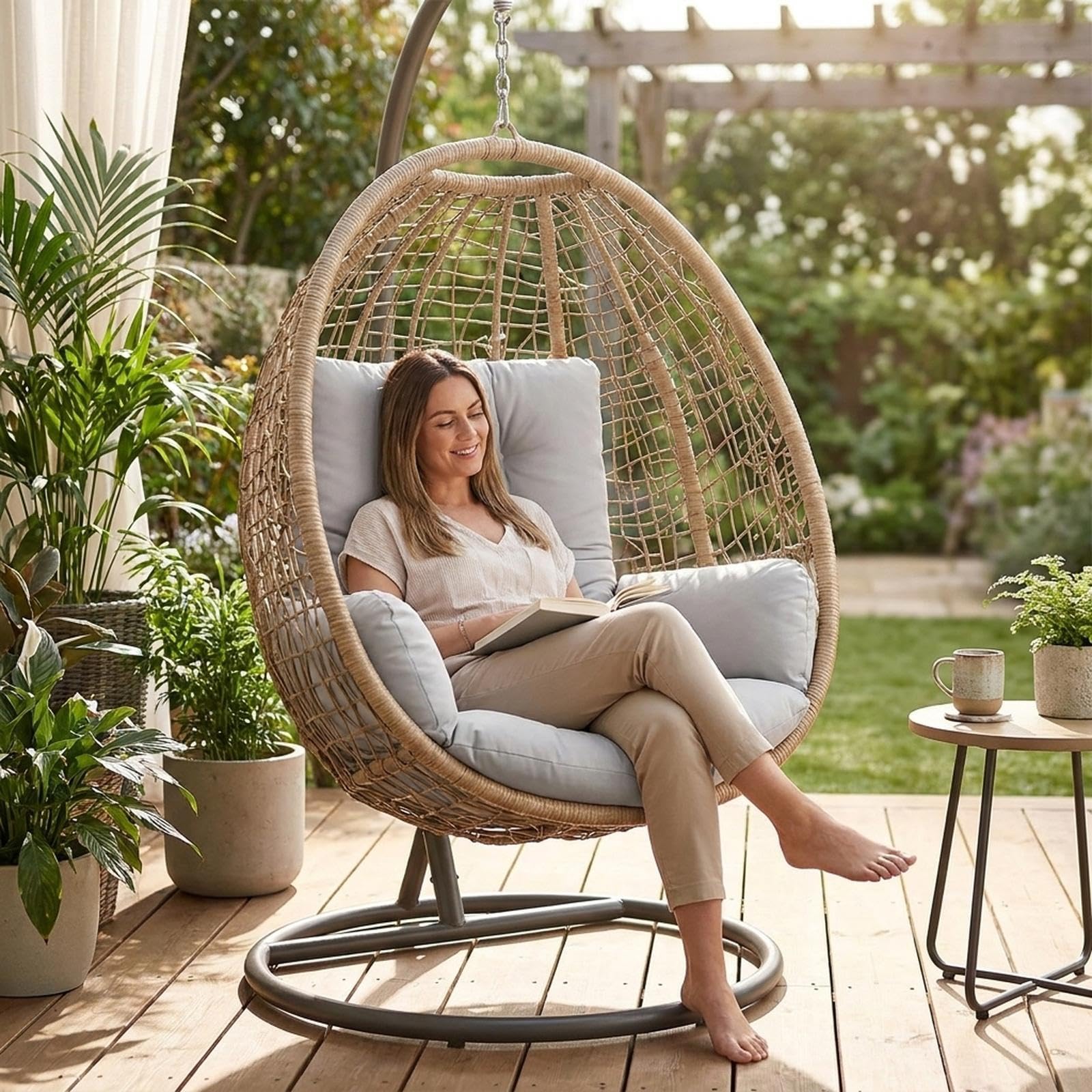 Ersatzkissen für Egg Chair, 60 – Outdoor Furniture Replacement Fabric Bewertung und Preis