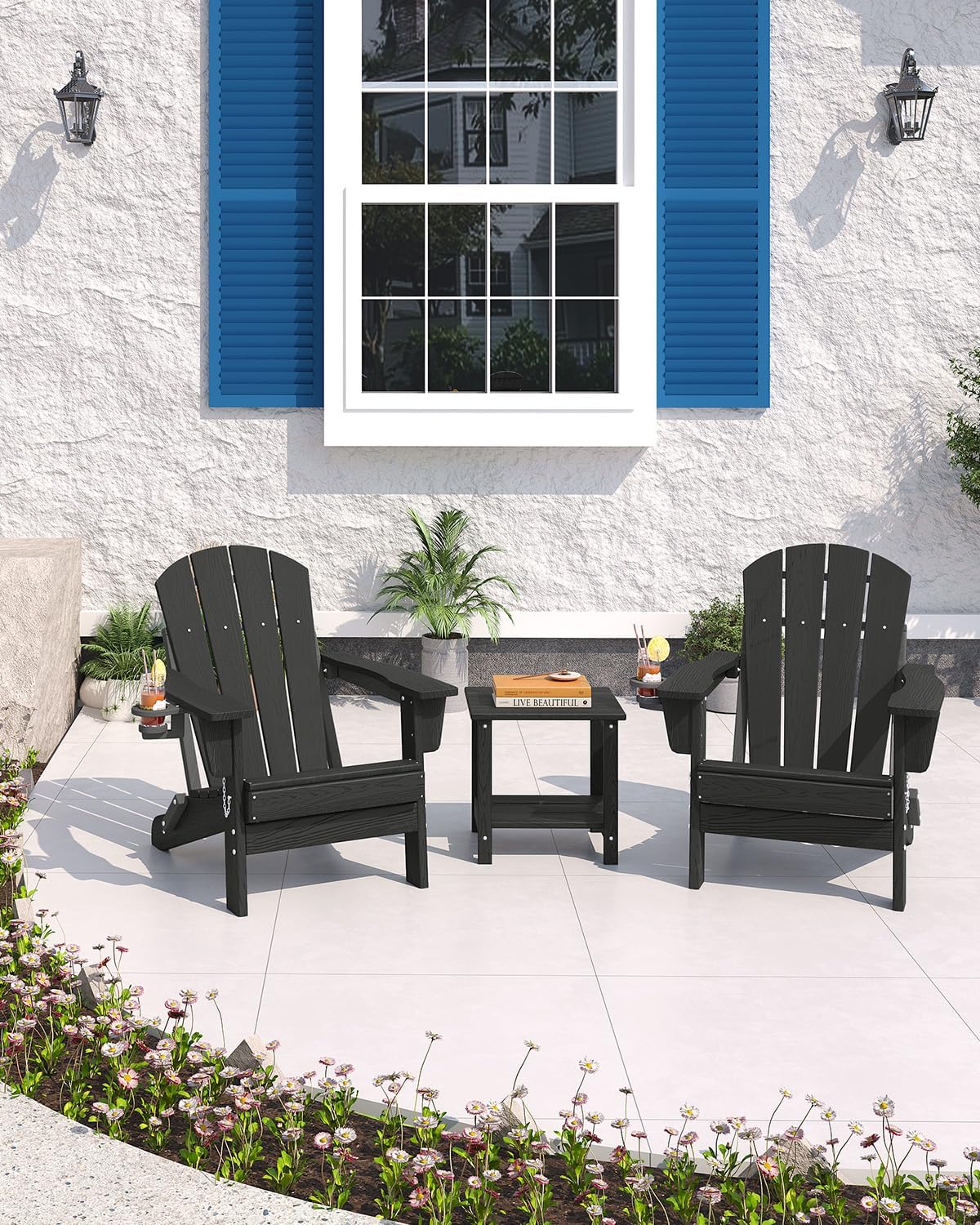 Klappbarer Adirondack-Stuhl au – Outdoor Furniture And Fire Pit Bewertung und Preis