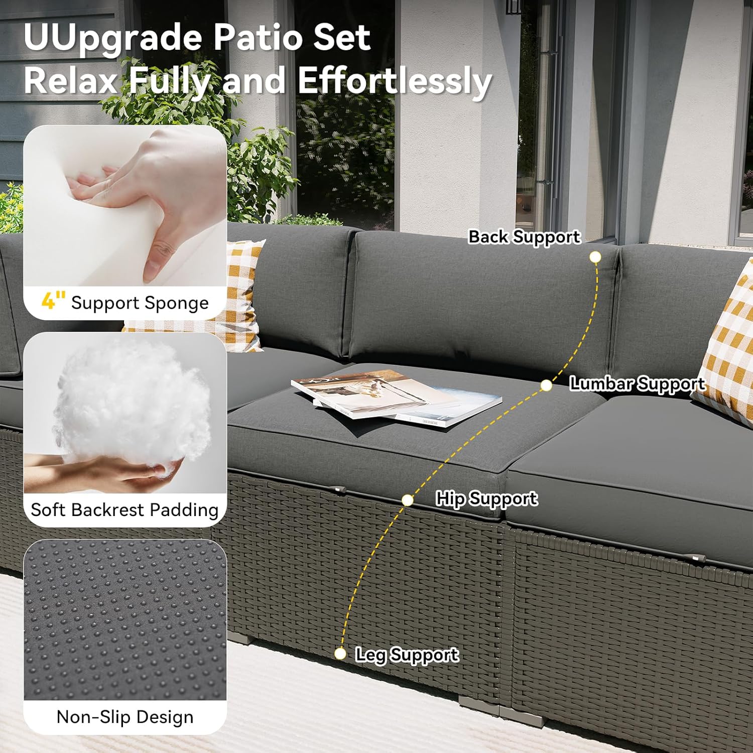 Terrassenmöbel-Set mit Feuerti – Outdoor Furniture And Fire Pit Bewertung und Preis