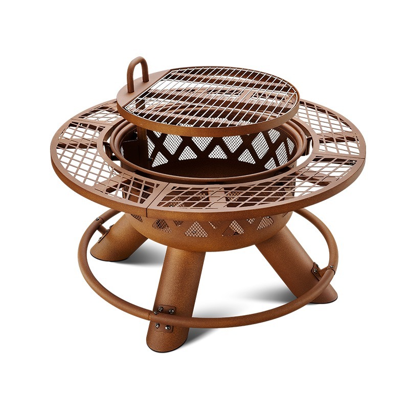 2026 Moderner Outdoor-Stahlgri – Outdoor Furniture And Fire Pit Bewertung und Preis