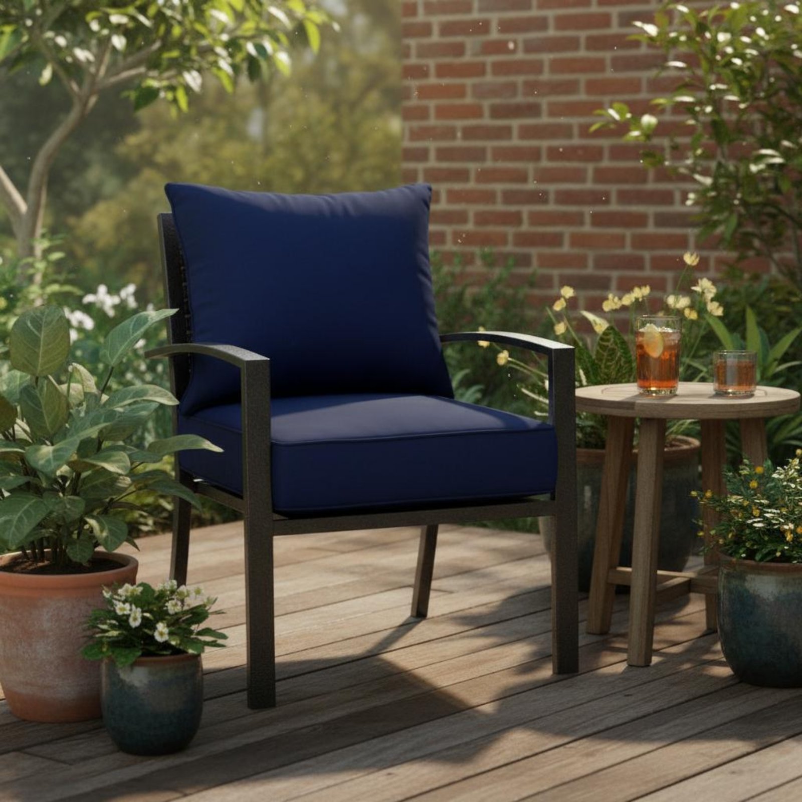 Terrassenstuhlauflage mit Abne – Outdoor Furniture Fabric Bewertung und Preis