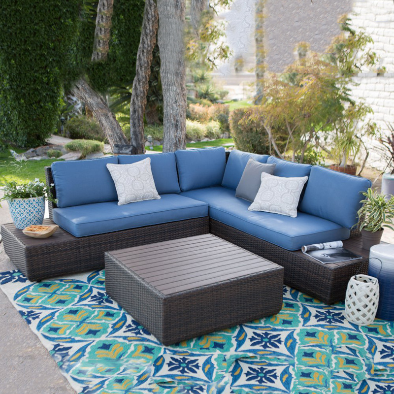 Outdoor-Sofa, Rattan-Gartenmöb – Outdoor Furniture In Sale Bewertung und Preis