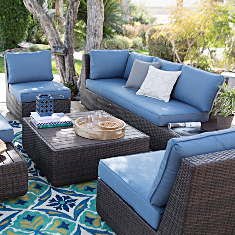 Outdoor-Sofa, Rattan-Gartenmöb – Outdoor Furniture In Sale Bewertung und Preis