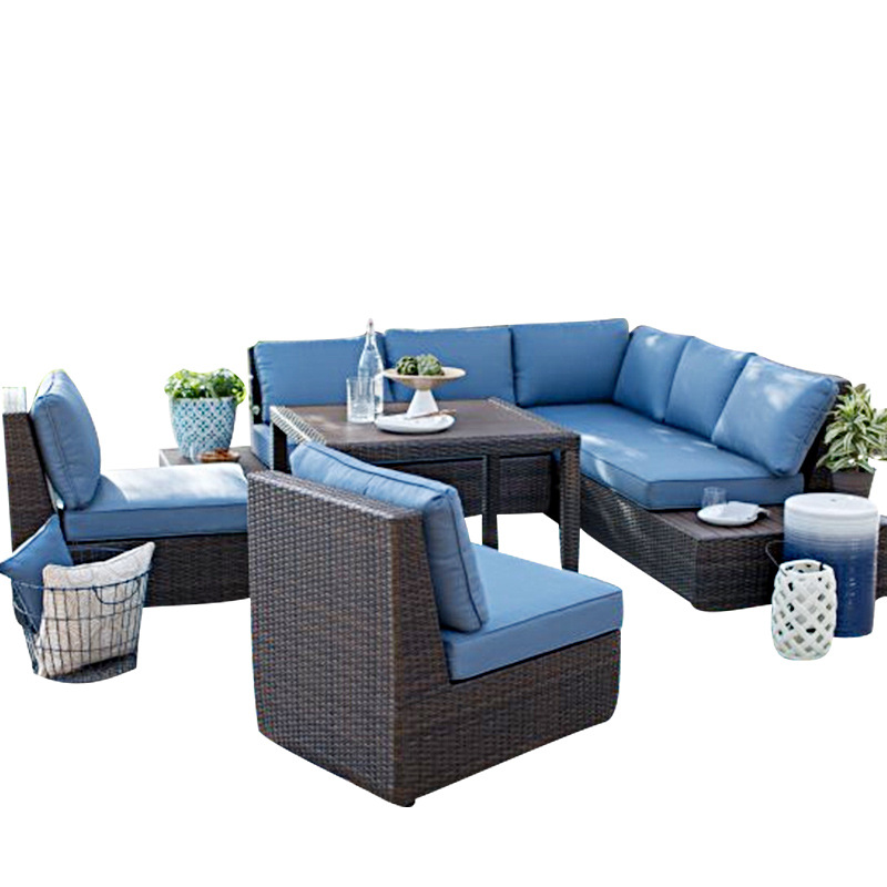 Outdoor-Sofa, Rattan-Gartenmöb – Outdoor Furniture In Sale Bewertung und Preis