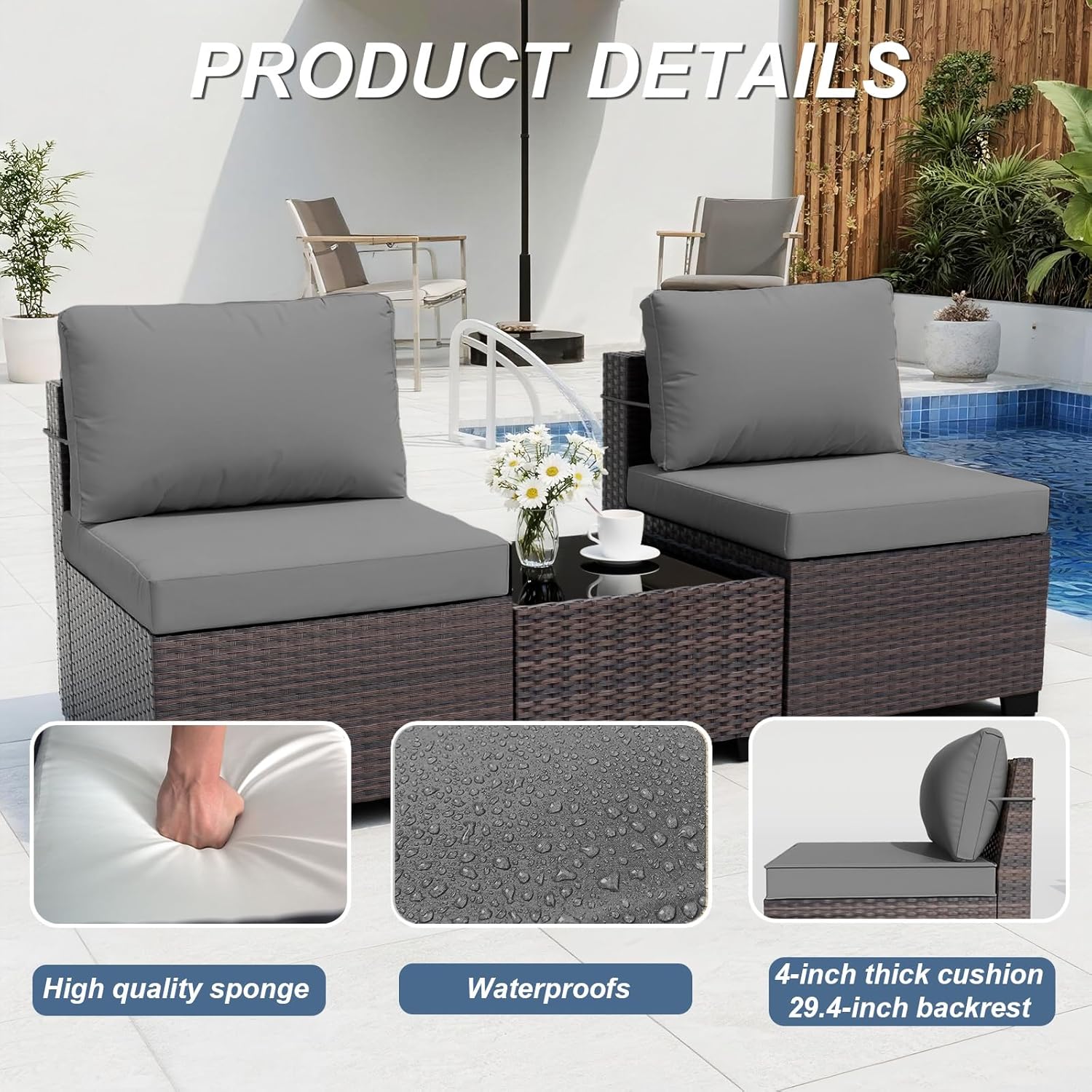 Terrassenmöbel-Set mit Feuerti – Outdoor Furniture And Fire Pit Bewertung und Preis